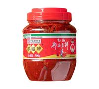 Juancheng Brand Pâte de haricots de Pixian à l'huile pimentée - 500 g
