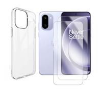JUANIO 2 Verre trempé + Coque transparente pour OnePlus 15R 5G