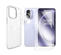 JUANIO 2 Verre Trempé pour OnePlus 15R 5G + Coque + 2 Verre Caméra