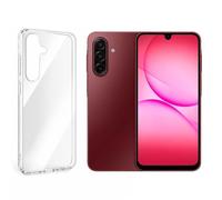 JUANIO Coque de Protection Compatible avec Samsung Galaxy A17 4G SM-A175F 6.7" / Samsung Galaxy A17 5G SM-A176B 6.7" Souple Silicone Transparente