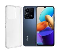 JUANIO Coque de Protection pour Vivo Y22S 4G 6.55" V2206 Souple Silicone Transparente