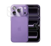 JUANIO Film de Protection Objectif Caméra Arrière en Verre Trempé Transparent Compatible avec iPhone 17 Pro Max 6.9" A3526, A3257, A3527, A3525