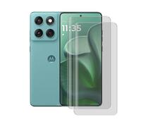 JUANIO Lot de 2 Ecran de Protection Compatible avec Motorola Edge 60 5G 6,67" Film Verre trempé incurvé Transparent
