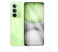 JUANIO Lot de 2 Ecran de protection Compatible avec Realme C75 4G 6.72" RMX3941 Film verre trempé transparent