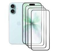 JUANIO Lot de 3 écrans de Protection Compatible avec iPhone 17 6.3" A3520, A3258, A3519, A3521 / iPhone 17 Pro 6.3" A3256, A3523, A3522, A3524 Film Verre trempé Transparent