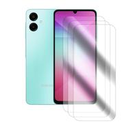 JUANIO Lot de 3 écrans de Protection Compatible avec Samsung Galaxy A06 4G SM-A065F 6.7" Film Verre trempé Transparent
