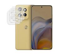JUANIO Lot de 3 Film de Protection Objectif Caméra Arrière en Verre Trempé Transparent Compatible avec Motorola Edge 50 Neo 5G 6,4"