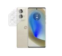 JUANIO Lot de 3 Film de Protection Objectif Caméra Arrière en Verre Trempé Transparent Compatible avec Motorola Edge 50 Fusion 5G 6,7" / Motorola Moto G85 5G 6,7"
