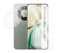 JUANIO Lot de 3 Verre trempé Film de Protection écran Compatible avec Honor Magic8 Lite 5G 6.79" MTN-NX1Met Lot de 3 Verre Trempé Caméra Arrière Protecteur