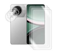 JUANIO Lot de 3 Verre trempé Film de Protection écran Compatible avec Xiaomi Poco F7 Pro 5G 6.67"/ Xiaomi Poco F7 Ultra 5G 6.67" et Lot de 3 Verre Trempé Caméra Arrière Protecteur