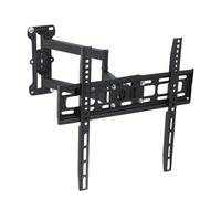 Juanio® Support Mural accroche TV Orientable et Inclinable avec Bras articulé pour TV LED TCL 55P638 55", VESA 200X100mm Noir
