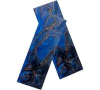 JuanNest 1 Paire Matériau pour Manche De Couteau en Résine À Maille De Cuivre pour Couteau Fabrication De Lame Vierge Fabrication De Bijoux Fabrication De Couverts, DIY Couteaux A,12×4×0.8cm