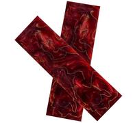 JuanNest 1 Paire Matériau pour Manche De Couteau en Résine À Maille De Cuivre pour Couteau Fabrication De Lame Vierge Fabrication De Bijoux Fabrication De Couverts, DIY Couteaux B,12×4×0.8cm