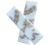 JuanNest 1 Paire Matériau pour Manche De Couteau en Résine À Maille De Cuivre pour Couteau Fabrication De Lame Vierge Fabrication De Bijoux Fabrication De Couverts, DIY Couteaux D,12×4×0.8cm