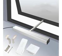 JuanNest Boitier Motoriser À Chaine pour Fenêtre,Fermeture Automatique des Fenêtres pour Fenetres A Soufflet,Basculante,Puits De Lumière Difficiles D'atteindre pour Maison avec Télécommande 700mm