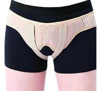 JuanNest Braguero Hernie Inguinale Homme,Ceinture De Soutien Inguinal Ajustable avec Coussinets De Pression Retirables,Support Herniaire Discret Respirant, Maintien Confortable sous Les Vêtements XL