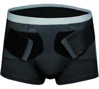 JuanNest Ceinture Hernie Inguinale Homme,Caleçon De Maintien pour Hernie Inguinale avec 2 Coussinets De Compression Amovibles,Support Inguinal Réglable,Confortable Respirant pour Usage Quotidien XL