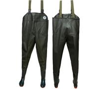 JuanNest Cuissardes Cuissardes De Pêche Cuissardes avec Bottes,Waders Pantalons De Pêche pour Hommes avec des Bottes Pantalons De Wading Étanche Étang Pêcheurs Bottes De Wading Pantalon 45