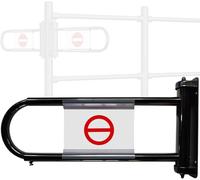 JuanNest Entrées De Supermarchés Unidirectionnel Entrée Portail Battant Rétractable Import-Export Barrières De Sécurité Passage Fermeture Automatique Porte Sécurité pour Centres Commerciaux 55~80CM