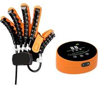 JuanNest Gants De Rééducation pour Patients Hémiplégiques Victimes,Aide À l'exercice De La Fonction De La Main,Redressement des Doigts,Gants D'entraînement Automatique De La Main Rééducation B Left,S