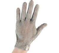 JuanNest Gants Résistants Cuisine Aux Coupures Gants Résistants Aux Coupures en Acier Inoxydable, Gants De Travail De Sécurité De Chef Boucher, Gants en Cotte De Mailles en Métal Protection 2pcs,XS