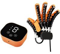 JuanNest Gants Robotisés De Récupération Après,Entraîneur De Rééducation des Doigts pour Hémiplégie, Arthrite,Orthèse De Doigt,Aide À L'entraînement De La Faiblesse De La Main pour Adultes Right,S
