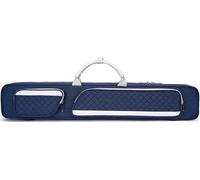 JuanNest Housse De Queue De Billard Mallette De Protection Sacoche De Rangement Fourreau pour Queues 1/2 avec Multiples Compartiments Adapté comme Cadeau pour Débutant/Joueur Occasionnel B
