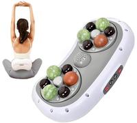 JuanNest Machine À Brûler Les Graisses De La Taille, Masseur Abdominal avec Fonctions Chauffantes, pour Le Ventre, La Perte De Poids du Ventre, L'élimination,Ceinture Chauffante De Massage,Réglable