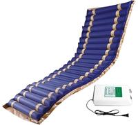 JuanNest Matelas Anti-Escarres À Air Alterné Moteur Compresseur,Matelas Imperméable,Matelas Gériatrique pour Lit Medical Coussin De Soulagement De La Pression,Capacité De Charge 135 Kg