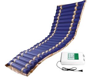 JuanNest Matelas Anti-Escarres À Air Alterné Moteur Compresseur,Matelas Imperméable,Matelas Gériatrique pour Lit Medical Coussin De Soulagement De La Pression,Capacité De Charge 135 Kg