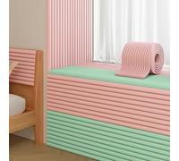 JuanNest Panneaux Muraux Rembourrés pour Chambres d'enfants - Coussins Muraux Autocollants De 200 Cm, Mur Épaissi, Anti-Collision Protection pour Chambres,Stickers Muraux Décoration C,30cmx200cm 3pcs