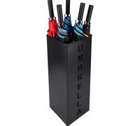 JuanNest Porte-Parapluie Carré en Métal Autoportant, Porte-Parapluies pour Hôtel, Seau pour Entrée, Usage Intérieur,Les Cafés, Salons, Balcons Et Bureaux,Immeuble De Bureaux,Rangement À Domicile A