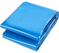 JuanNest Revêtement D'étang Bleu Haute Densité, Flexible Membrane De sous-Couche D'étang Résistante À L'humidité, Peau D'étang Imperméable pour Étang De Carpes Koï en Plein Air,Cascade 3x12m
