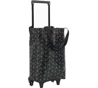 JuanNest Véhicules D'achat, Chariot De Courses Pliable À 2 Roues, Supermarché Chariots Portatif De Grande Capacité pour Usage Domestique Camping, Peut Être Porté sur Une Épaule, Solide B