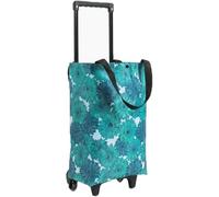 JuanNest Véhicules D'achat, Chariot De Courses Pliable À 2 Roues, Supermarché Chariots Portatif De Grande Capacité pour Usage Domestique Camping, Peut Être Porté sur Une Épaule, Solide D