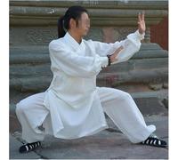 JuanNest Vêtements d'arts Martiaux, Uniformes Traditionnels Chinois pour Tai Chi Et Wing Chun,Costumes Légers pour La Méditation Et Le Qigong,Kung Fu pour Homme Et Femme,Confortable B,XS(40-50kg)