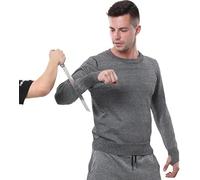 JuanNest Vêtements Résistants Aux Coupures,5 T-Shirt De Protection Anti-Coupure Anti-Coupure Poignet Col Rond Haut De Sécurité, Gilet Anti Couteau,Hauts De Sécurité,T-Shirt Anti-Coups De Couteau M