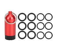 JUANQIAPAS Joint torique d'étanchéité pour Valve de Bouteille de plongée, Mini-Bouteille de Stockage de Bouteille Or MT02 (Rouge)