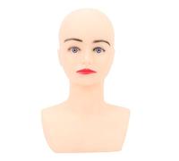 JUANQIAPAS Mannequin pour cosmétologie, insertion de broches remplaçables, peau réaliste comme un matériau PVC, interface de support universelle, utilisation polyvalente