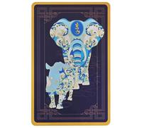 Juanxian Amulette de Tai Sui 2026 en or, bénédiction générale Wen Zhe pour l'année du cheval, talisman annuel de protection Feng Shui pour rat, cheval, lapin, coq, porte-bonheur, taille portefeuille