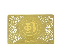 Juanxian Carte d'amulette Good Health avec tibétain W4270