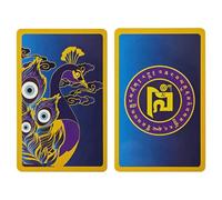 Juanxian Carte Magic Paon Fengshui Succès Gold Card Richesse Porsperity Success Lucky