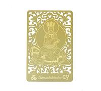 juanxian Feng Shui Bodhisattva pour Dragon & Serpent Carte dorée imprimée (Samantabhadra W4120