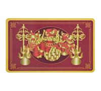 Juanxian Ksitigarbha Implements - Lot de 3 tueurs célestes - Amulette Feng Shui, motif chien Yao Fu Fu - Talisman pour trois meurtres - Bouclier spirituel