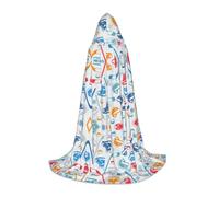 JUANYQME Hockey Elements Creative Pattern Print Cape à capuche pour adolescents élégante, confortable, pour enfants, adolescents