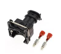 JUANZD 1-20 ensemble 2 broches/voie EV1 Junior Power JPT Kits connecteur 282189-1 Orange bleu vert noir for voiture(Schwarz,5Sets)