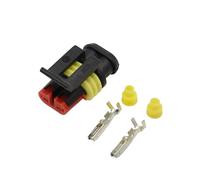JUANZD 1-20 ensemble femelle mâle Superseal 2 broches 282080-1 282104-1 câble électrique étanche connecteur automobile prise de voiture(Female Connector Set,1Set)