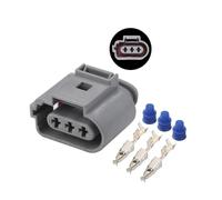 JUANZD 1/5/10/20/50/100/ensemble 3 broches prise noire capteur de vilebrequin prise automatique 3.5mm connecteur femelle for 1J0973723G(1 SET_3P)