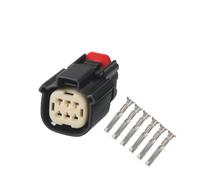 JUANZD 1 jeu de connecteurs de fils automobiles étanches femelles et mâles à 6 broches de 1,5 mm for prise automatique 33482-0601 33472-0601(Dark Grey,2 Sets)