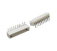 JUANZD 50/100/200 pièces JST 2.54mm pas XHR carte PCB à Angle droit au connecteur 2-10Pin fil à carte boîtier de connecteur plaquette 90 degrés(10Pin,50PCS)